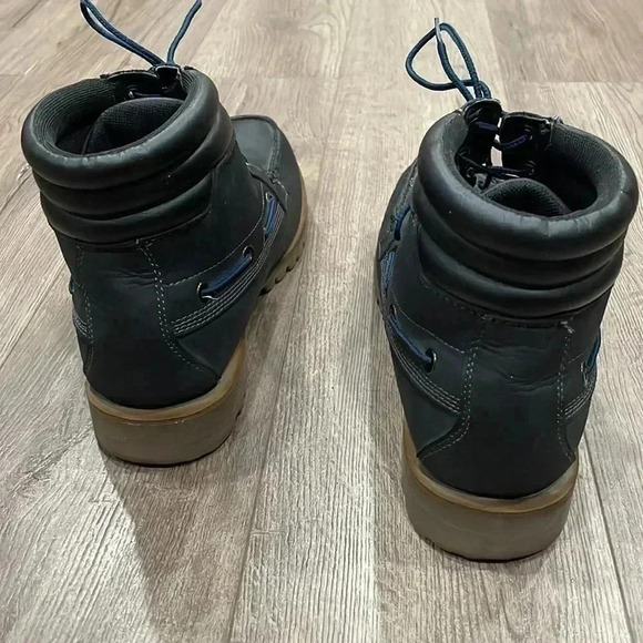 ❤️Host Picks❤️Men's Timberland 7 Eye Chukka Green Leather LaceUp Ankle Boots-9M - Picture 7 of 11